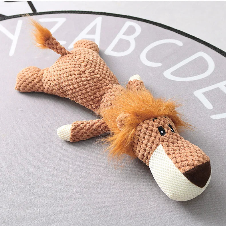 Plush Squeaky Dog Toy – Chew & Teeth Cleaning
