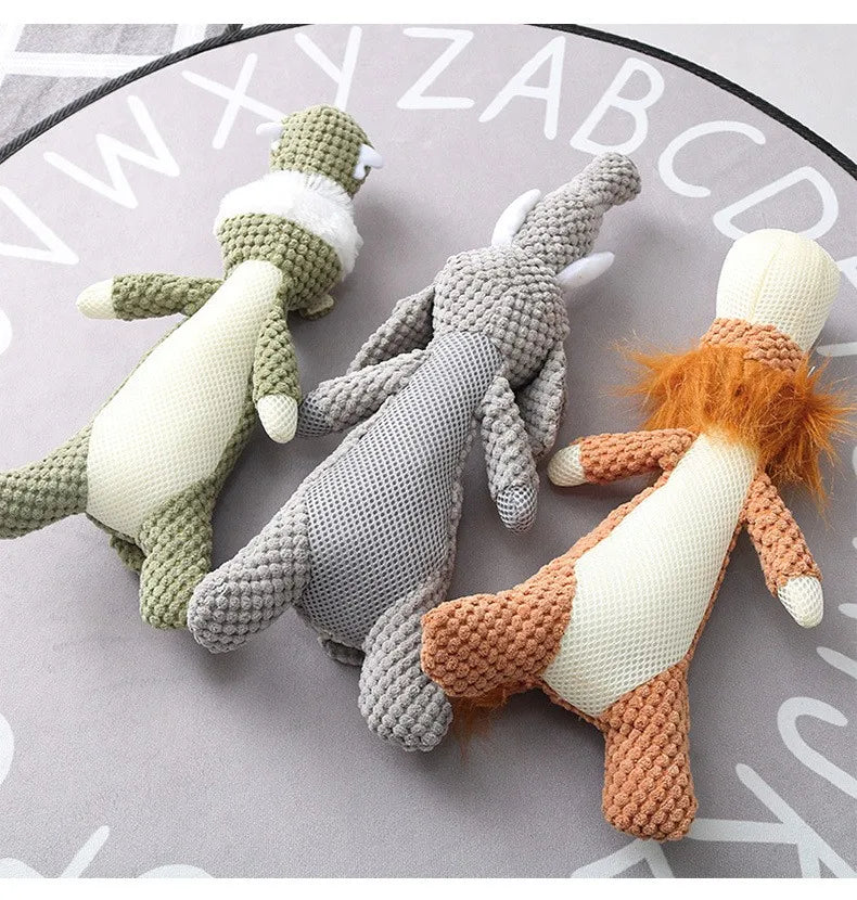 Plush Squeaky Dog Toy – Chew & Teeth Cleaning