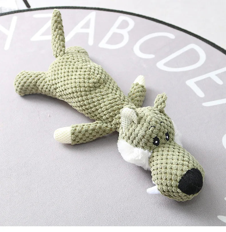 Plush Squeaky Dog Toy – Chew & Teeth Cleaning