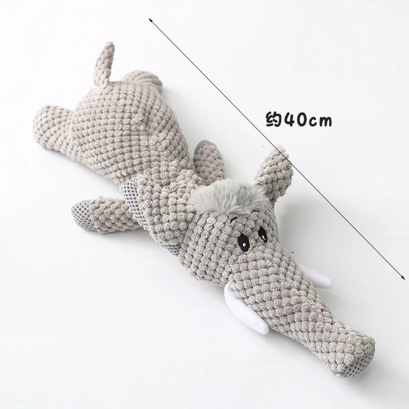 Plush Squeaky Dog Toy – Chew & Teeth Cleaning