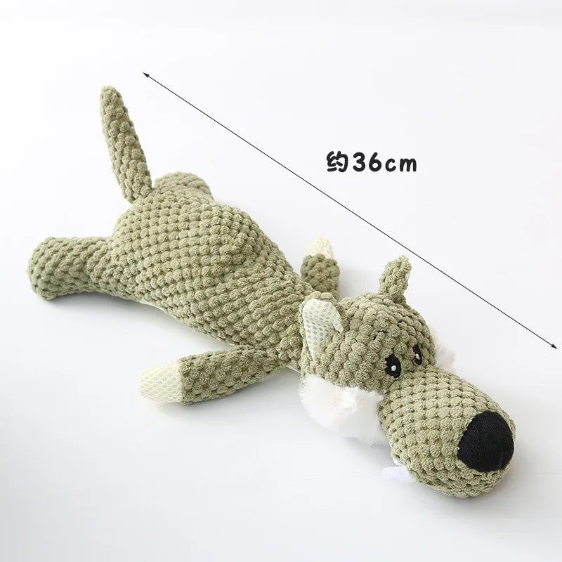 Plush Squeaky Dog Toy – Chew & Teeth Cleaning
