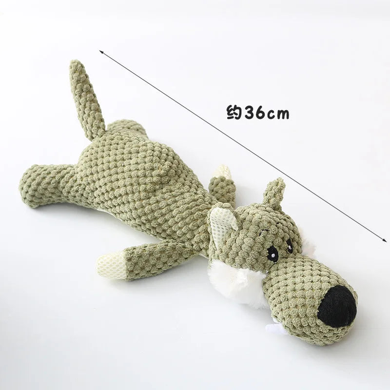 Plush Squeaky Dog Toy – Chew & Teeth Cleaning