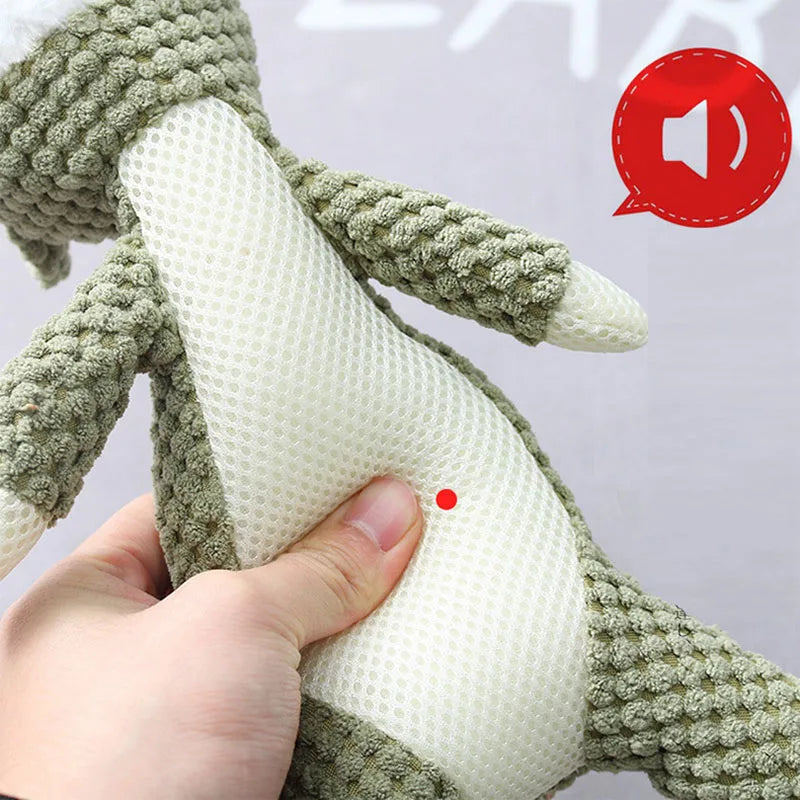 Plush Squeaky Dog Toy – Chew & Teeth Cleaning