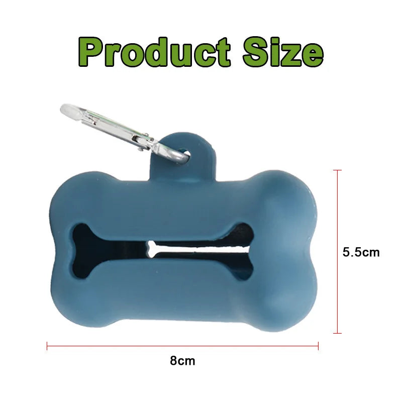 Bone-Shaped Dog Poop Bag Dispenser – Portable & Durable