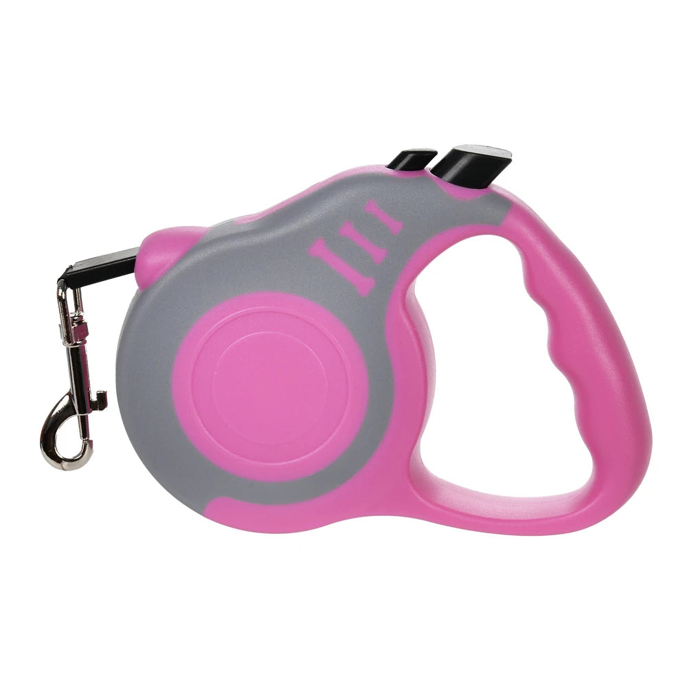 Retractable Dog Leash – 3m/5m Strong Nylon