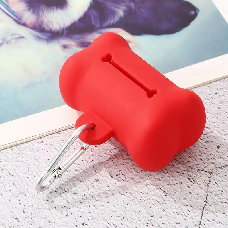 Bone-Shaped Dog Poop Bag Dispenser – Portable & Durable