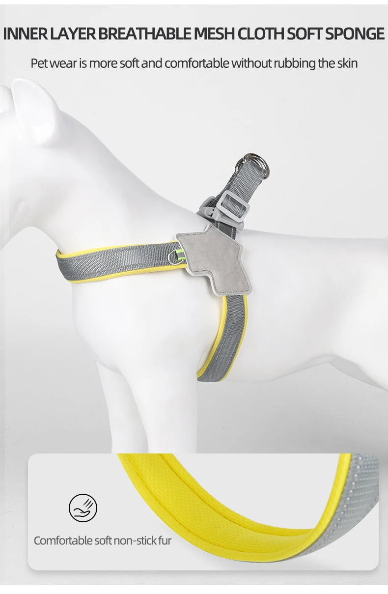 No-Pull Dog Harness – Reflective & Adjustable