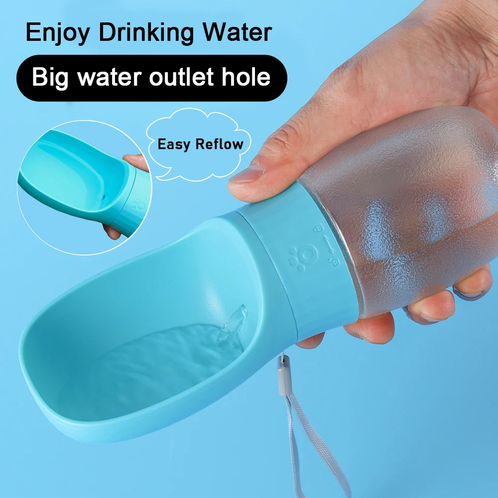 Portable Dog Water Bottle – 500ml Travel-Friendly