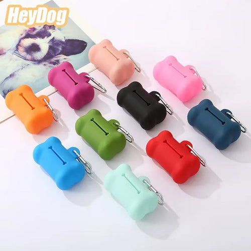 Bone-Shaped Dog Poop Bag Dispenser – Portable & Durable