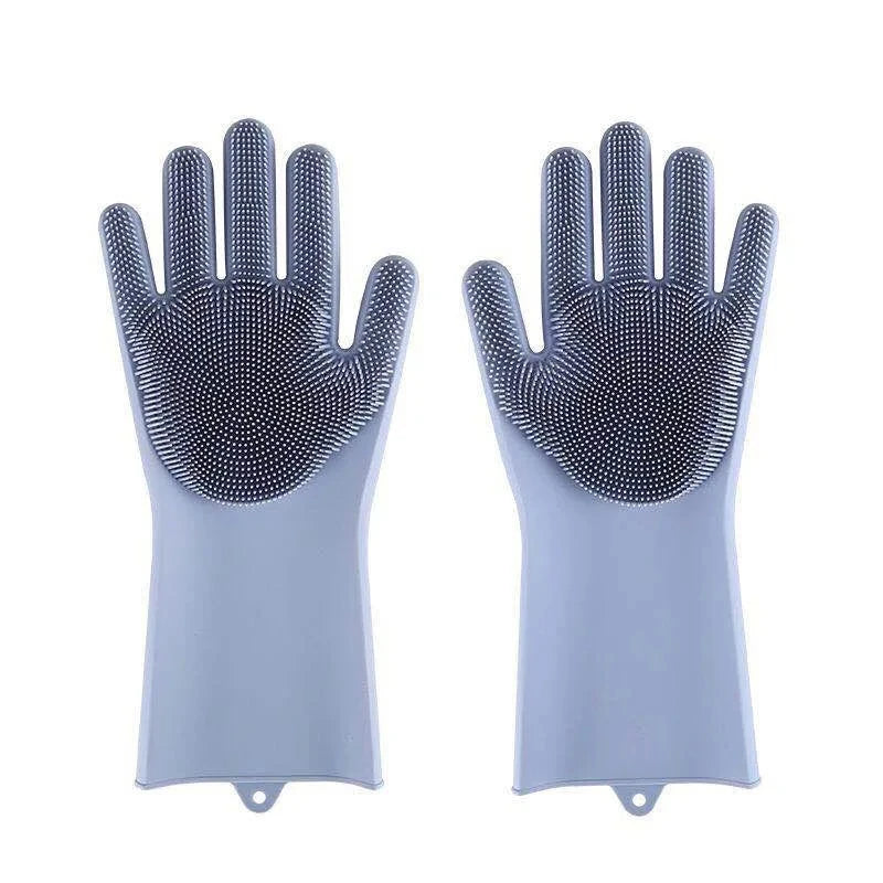 Pet Grooming Glove – Silicone Hair Removal & Bathing