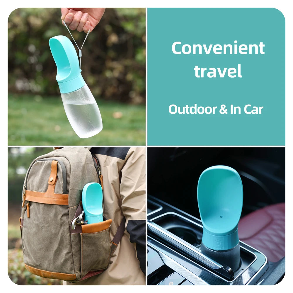 Portable Dog Water Bottle – 500ml Travel-Friendly