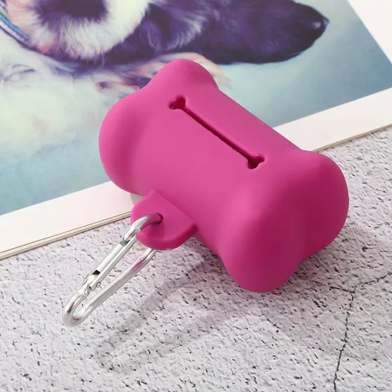 Bone-Shaped Dog Poop Bag Dispenser – Portable & Durable