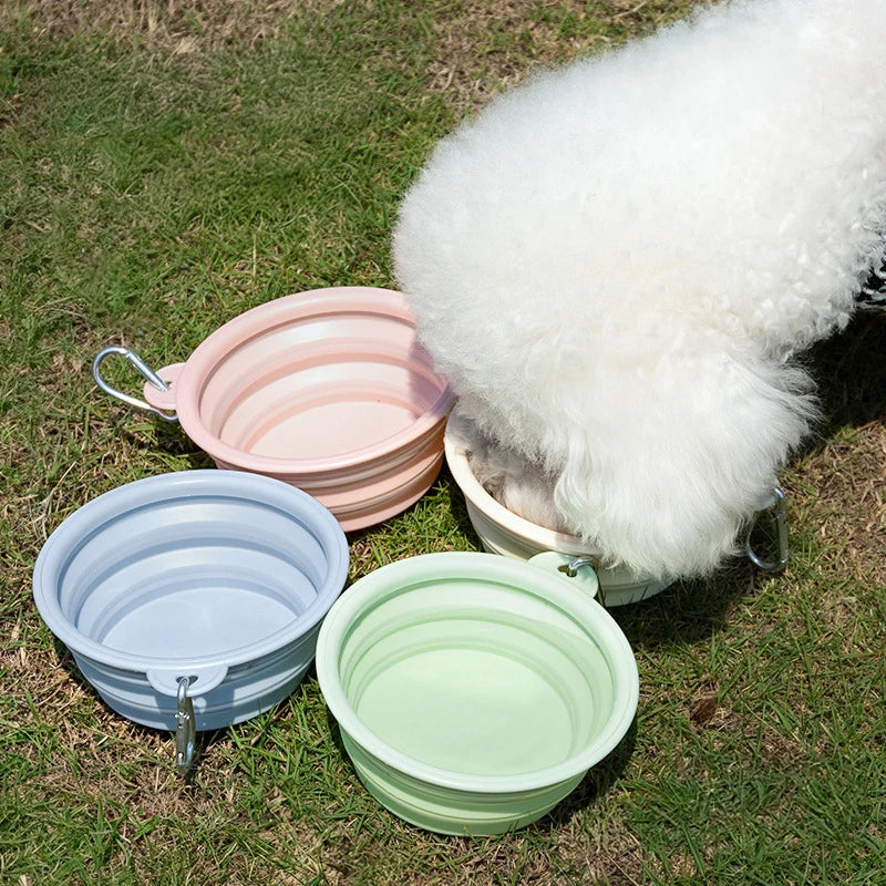 Collapsible Dog Bowl – Portable Travel Pet Bowl