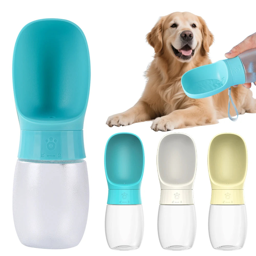 Portable Dog Water Bottle – 500ml Travel-Friendly